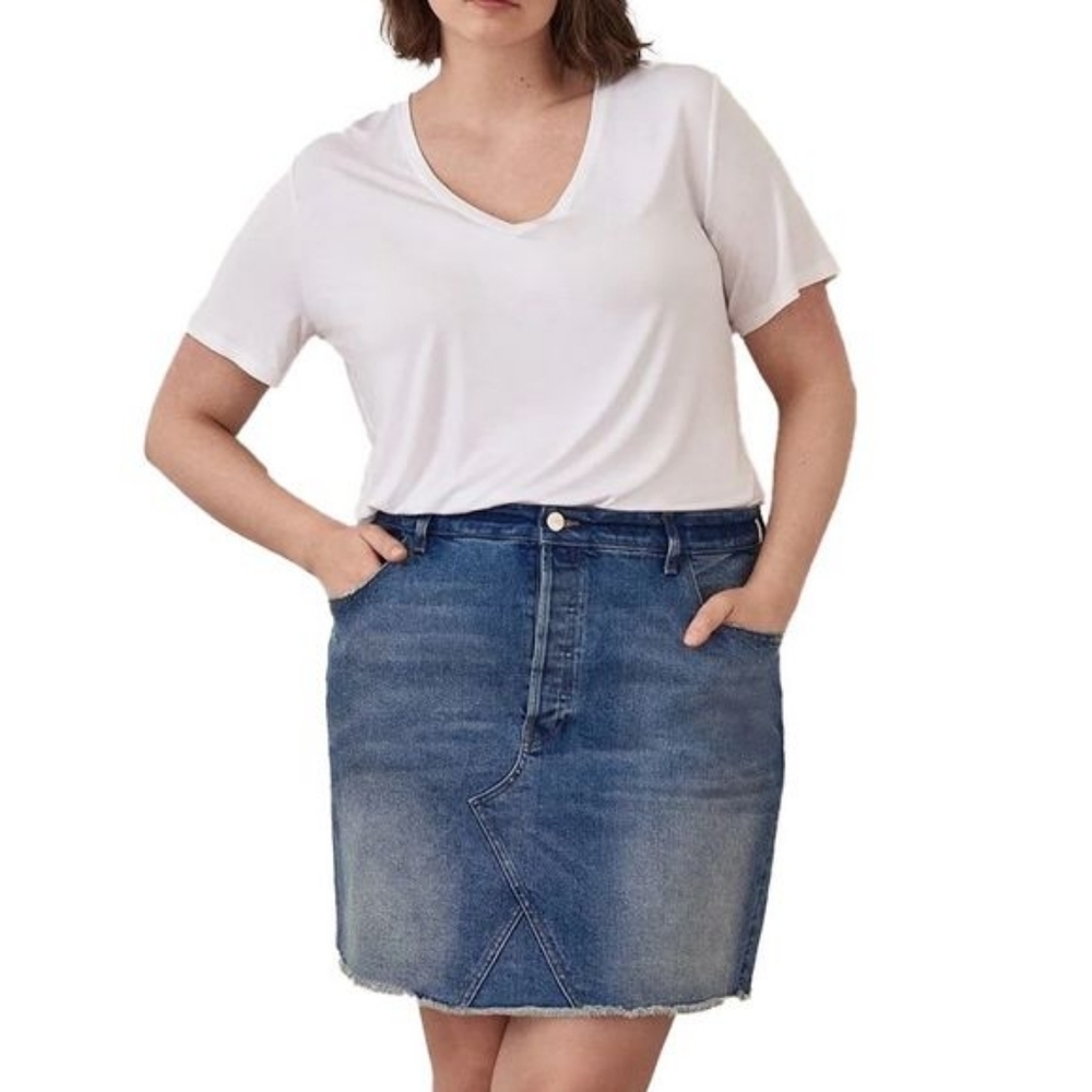 Warp + Weft Austin Mini Skirt in Black